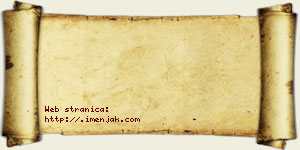 Jana Rakočević vizit kartica